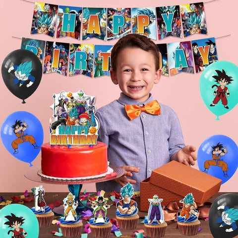 Dragon Ball Z Goku Theme Birthday Party Decoration