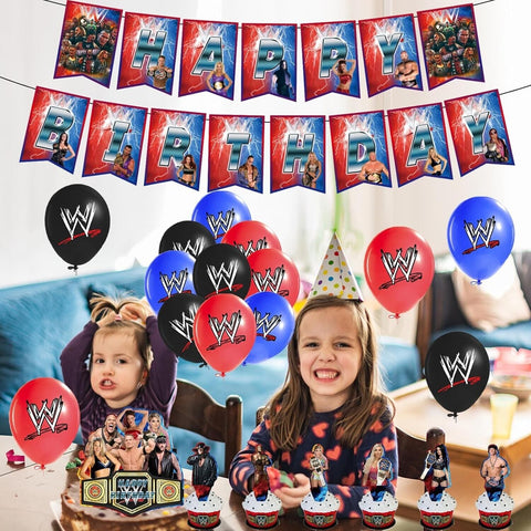 32pcs Wrestling Theme Party Decoration