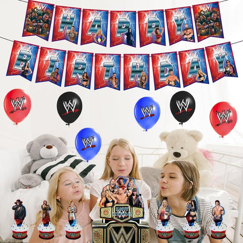 32pcs Wrestling Theme Party Decoration