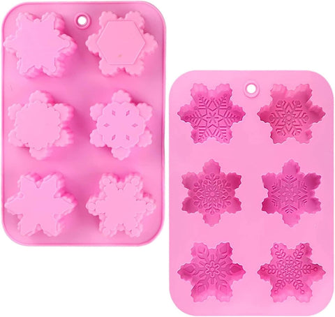 2x Silicone Soap Mold Forms DIY